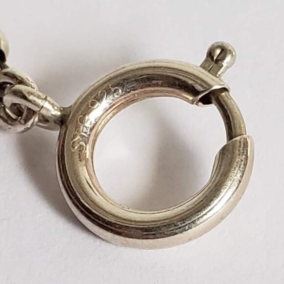 OAK RHODOCHROSITE RUBY JASPER RHODONITE 925 Sterling silver Bracelet Asymmetric - Picture 5 of 10